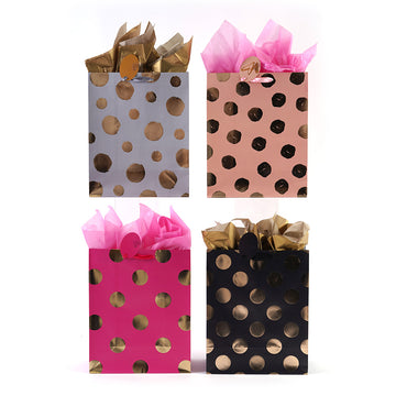 Large Dots For You Hot Stamp Bag, 4 Designs