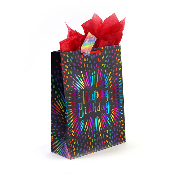 Extra Large Party On Birthday Hot Stamp Bag, 4 Designs