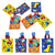 3Pk Large Party On Dinosaurs Hot Stamp Bag, 4 Designs