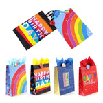 2Pk Extra Large Birthday Candles/Rainbows Hot Stamp Bag, 4 Designs