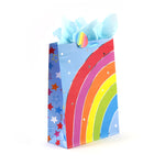 2Pk Extra Large Birthday Candles/Rainbows Hot Stamp Bag, 4 Designs
