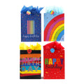 Extra Large Birthday Candles/Rainbows Hot Stamp Bag, 4 Designs