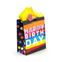 Large Birthday Candles/Rainbows Hot Stamp Bag, 4 Designs