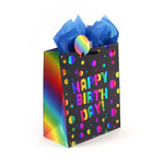 3Pk Large Birthday Rainbow Love Hot Stamp Bag, 4 Designs
