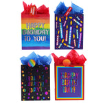 Large Birthday Rainbow Love Hot Stamp Bag, 4 Designs