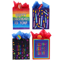 Large Birthday Rainbow Love Hot Stamp Bag, 4 Designs