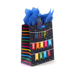 2Pk Extra Large Birthday Cheer Hot Stamp Bag, 4 Designs