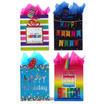 Extra Large Birthday Cheer Hot Stamp Bag, 4 Designs