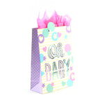 2Pk Extra Large Cherish Baby Hot Stamp Bag, 4 Designs