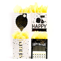 Extra Large Sparkling Birthday Hot Stamp Bag, 4 Designs