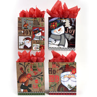 Large Christmas Hot Stamp Bag 4 Designs