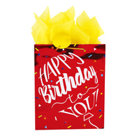 Extra Large Big Birthday Wishes Hot Stamp Bag, 4 Designs