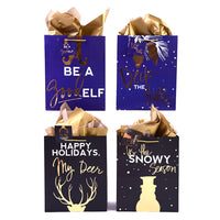 Large Christmas Is Funny Hot Stamp Bag, 4 Designs