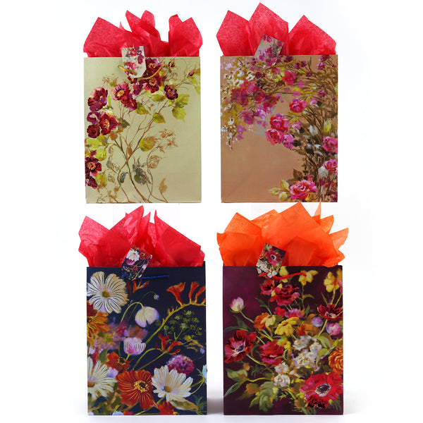 Large Flower Lovers Hot Stamp Bag, 4 Designs