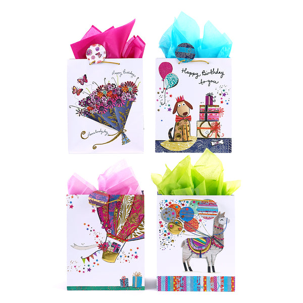 Large Birthday Party For You Hot Stamp Bag, 4 Designs