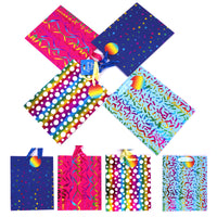 3Pk Large Geometric Party Hot Stamp Bag, 4 Designs