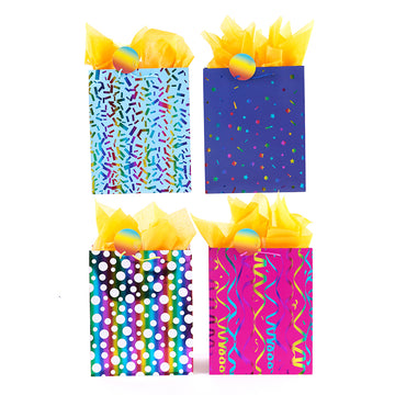 Large Geometric Party Hot Stamp Bag, 4 Designs