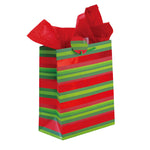 Large Christmas Dot/Stripe Party Hot Stamp Bag, 4 Designs