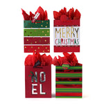 Large Christmas Dot/Stripe Party Hot Stamp Bag, 4 Designs