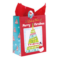 Large Christmas Dancing Friends Hot Stamp Bag, 4 Designs