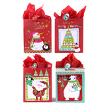 Large Christmas Dancing Friends Hot Stamp Bag, 4 Designs