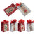 2Pk Extra Large Farmhouse Snowflakes Hot Stamp Bag, 4 Designs