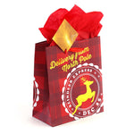 Medium Christmas Delivery Hot Stamp Bag, 4 Designs