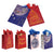 2Pk Extra Large Twinkle Christmas Kraft Hot Stamp Bag, 4 Designs