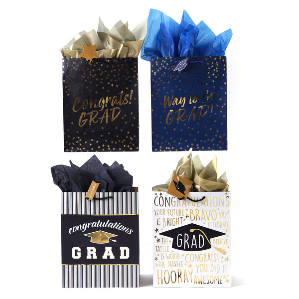Large Hot Stamp Go For It Grad Bag, 4 Designs