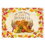 Thanksgiving-8Ct Harvest Paper Placemats 14" X 10", 2 Designs