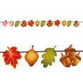 Thanksgiving-5' Harvest Leaf Banner With Hot Stamping, 2 Assortments