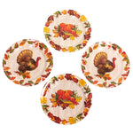 Thanksgiving-11" Harvest Blessings Round Plate, 2 Designs