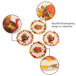 Thanksgiving-11" Harvest Blessings Round Plate, 2 Designs