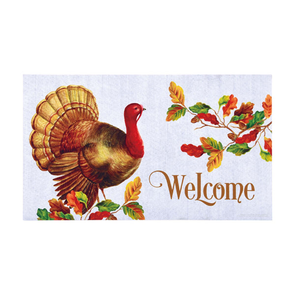 Thanksgiving-Harvest Blessings Welcome Mat 30" X 17.75" X .2", 2 Designs