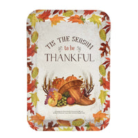 Harvest Rectangle Tin Tray 13" X 9", 2 Designs