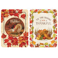 Harvest Rectangle Tin Tray 13" X 9", 2 Designs