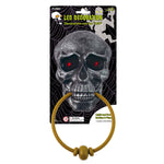 11.5" Halloween Skull Door Knocker With Light And Sound