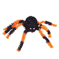 11" Halloween Tinsel Spider With Googly Eyes And Striped Legs, 3 Assortments
