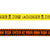 30' Halloween Banner Fright Tape In Pdq, 3 Designs