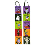 2Ct 2' Halloween Character Vertical Banner With Hot Stamping, 2 Assortments