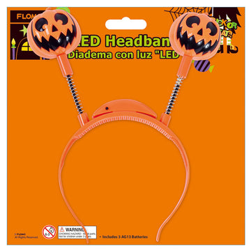Halloween Pumpkin Led Headband