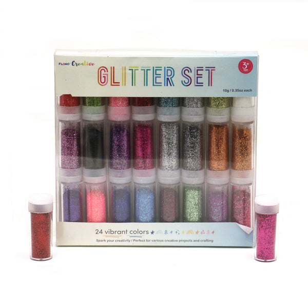 24ct 10g Glitter Set, 24 Colors, 4 Assortments (4/12)