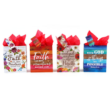 Medium Faith For You Printed Bag, 4 Designs