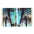 160 Sht Jumbo Spiral Hot Stamp Journal, Religious Palms & Mountains, 8.5"X6.25", 2 Designs