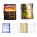 160 Sht Jumbo Spiral Hot Stamp Journal, Graceful Nature, 8.5"X6.25", 2 Designs