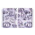 160 Sht Jumbo Spiral Hot Stamp Journal, Sparkling Gems, 8.5"X6.25", 2 Designs