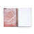 160 Sht Jumbo Spiral Hot Stamp Journal, French Florals, 8.5"X6.25", 2 Designs