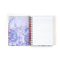 160 Sht Jumbo Spiral Hot Stamp Journal, French Florals, 8.5"X6.25", 2 Designs