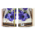 160 Sht Jumbo Spiral Hot Stamp Journal, Faithful Florals, 8.5"X6.25", 2 Designs