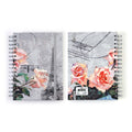 160 Sht Jumbo Spiral Hot Stamp Journal, Blessed In Paris, 8.5"X6.25", 2 Designs